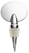 Kitchen & Housewares : Pedrini Wine & Bar Metal Bottle Stopper, Chrome