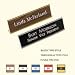 COS086987 Custom Interchangeable Nameplate with Gold Base for Desk