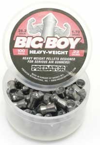 Predator Big Boy .22 cal, 26.2 Grains, Pointed, 100/Tin