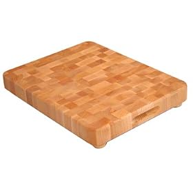 Catskill Craftsmen 17-Inch End Grain Chopping Block with Feet by Catskill Craftsmen