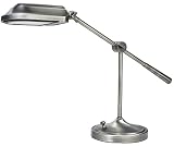Verilux Heritage Natural Spectrum Deluxe Desk Lamp, Antiqued Brushed Nickel