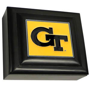New Georgia Tech Yellow Jackets College Gift Box Wholesale Finely Sculpted Enamedled Insert Lined