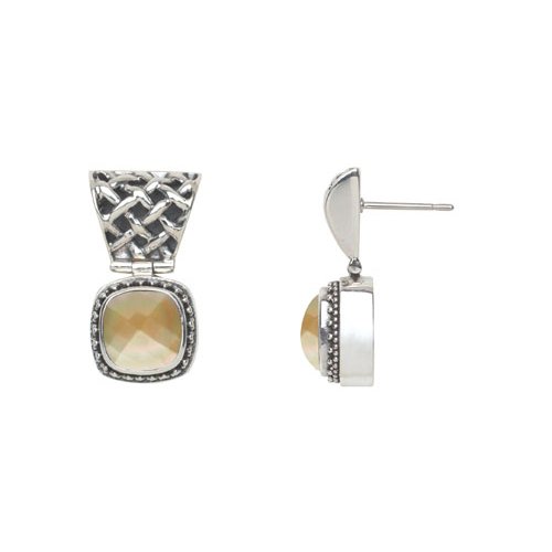 Mandarin Pearl Earrings by Lori Bonn, 3/4