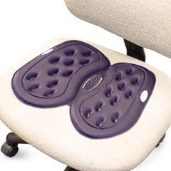 G-Seat Foldable Gel Cushion with Integrated Handle, 8w x 2d x 7-1/2h, Black