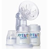 Avent Isis Breast Pump with 2 Bottles