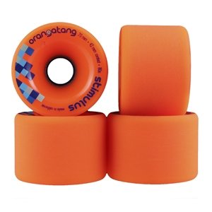 ORANGATANG Longboard Wheels STIMULUS 70mm 80a ORANGE On Sale