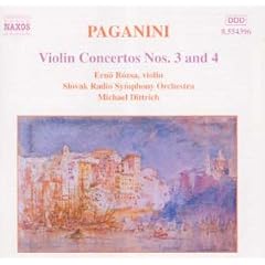 Paganini: Violin Concertos Nos. 3 & 4