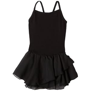 Buy Capezio Girls 2-6x Children'S Camisole Cotton Dress,Black,T (2-4) by Capezio