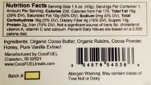 CocoFUEL Raisin Bar (1.5 oz). As seen in Whole Foods, North Atlantic Region - Hand Made in USA - Soy Free - No Added Sugar - Dairy Free- Zero Sodium (12 Pack)