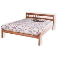 Ranch Oak Platform Bed Frame - Queen