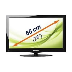 Medion Life P14083 66 cm (26 Zoll) LED-Backlight-Fernseher, Energieeffizienzklasse C (Full-HD, Triple Tuner DVB-T/C/S2) schwarz
