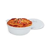 Wolfgang Puck 3-1/2-Quart Round Porcelain Casserole Dish