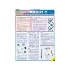 Biology 2 Laminate Reference Chart (Quickstudy: Academic)