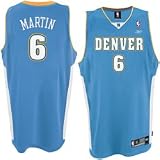Reebok Denver Nuggets #6 Kenyon Martin Powder Blue Swingman Jersey