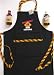 All Products : Father's Day Gift - Men Cooking Apron with two 18 ounce Bottles of Randy Jones Gourmet BBQ Sauce and Autographed Photo Card