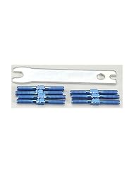 Titanium Turnbuckle Kit: Blue by Associated Electrics Inc.