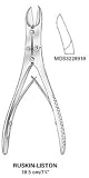 Bone Cutting Forceps, Ruskin-Liston - Double action, straight tip, 7 1/4 inch , 18 cm - 1 ea