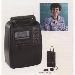 Portable Wireless PA with Cassette Recorder - Oklahoma Sound - PAW-95