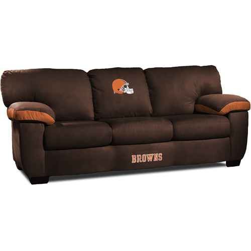 Cleveland Browns Classic Fabric Baseline Sofa