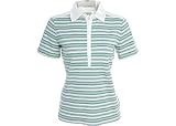 Misses Liz Golf Life Is A Game Striped Polo