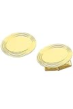 14K Side-Oval Cufflinks
