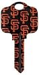 San Francisco Giants Kwikset KW1 House Key