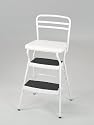 Cosco 11-130WHT Chair / Step Stool White