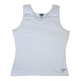 Celeritas Sports White Classic Fit Wide Strap Tank/with Black Logo Item Number 11002