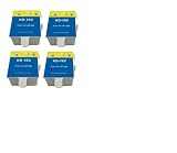 *TITOPATEN* 4x Kodak Nr. 10 passend für Kodak Hero 7.1. Kompatible premium XL Druckerpatronen in Farbe . Sehr gute Laufleistung und Preiswert!