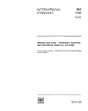 ISO 1127:1992, Stainless steel tubes -- Dimensions, tolerances and conventional masses per unit length