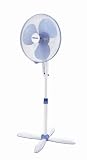 Holmes 16" White Pedestal Fan with Remote Control