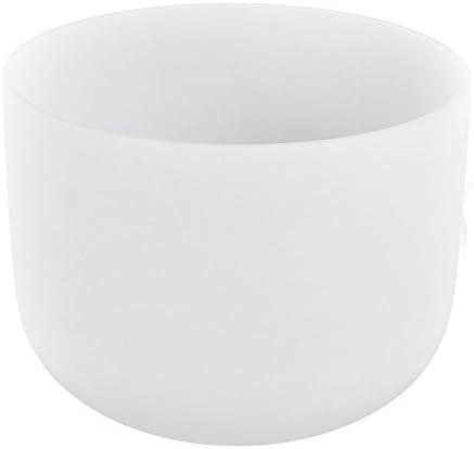 ABuddha® D Note Sacral Chakra Quartz Singing Bowl Crystal Singing Bowls for Healing with Rubber Mallet and O-ring (10 inch)