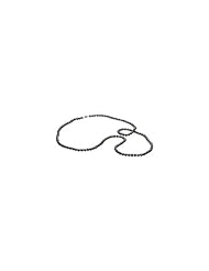Freshwater Cultured Black Pearl Strand in Sterling Silver ( 42.00-Inch )
