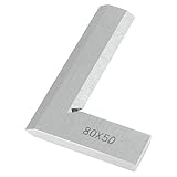 uxcell　ベベルエッジ・スクエア　80mm x 50mm　シルバートーン　金属素材