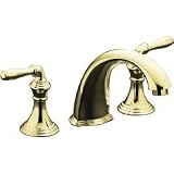 2 Handle Lever Bath Faucet Trim Devonshire Polished Brass