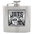 New York Jets Steel Hip Beverage Flask - NFL Football Fan Shop Sports Team Merchandise