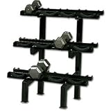 Adj. Dumbbell Racks 6 pr. w/o cradles (EA)