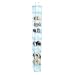 Solution PVC 10-Shelf Shoe Organizer - Clear / 
