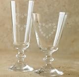 Review   / Heart Etched Champagne Flutes - Set of 6
