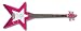 Daisy Rock Star Bass Guitar, Atomic Pink