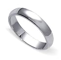Sterling Silver 6 MM Polish Wedding Band Ring ( Size 5,6,7,8,9,10,11,12,13,14 )