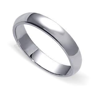 Sterling Silver 5 MM Wedding Band Ring (Size 5,6,7,8,9,10,11,12,13,14)