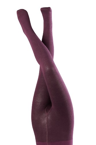 FALKE Unisex - Kinder Strickstrumpfhose 13645 Family Tight, Gr. 122/128, Rot (prune purple Preisvergleich