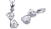 Heart Shape White Cz Pendant Sterling Silver