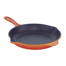 Le Creuset Enameled Cast-Iron 11-3/4-Inch Skillet with Iron Handle, Flame