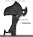 Military Combat Axe With Sheath, Stainless steel
