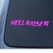 HELL RAISER - Car, Truck, Notebook, Vinyl Decal Sticker #1272 | Vinyl Color: Pink