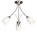 Kitchen & Housewares : Flush 3 Light Pendant Satin Chrome 60 Watt Candle Bulb
