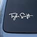 TAYLOR SWIFT - Vinyl Car Decal Sticker #1875 | Vinyl Color: White