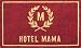 Fussmatte Hotel Mama rot
